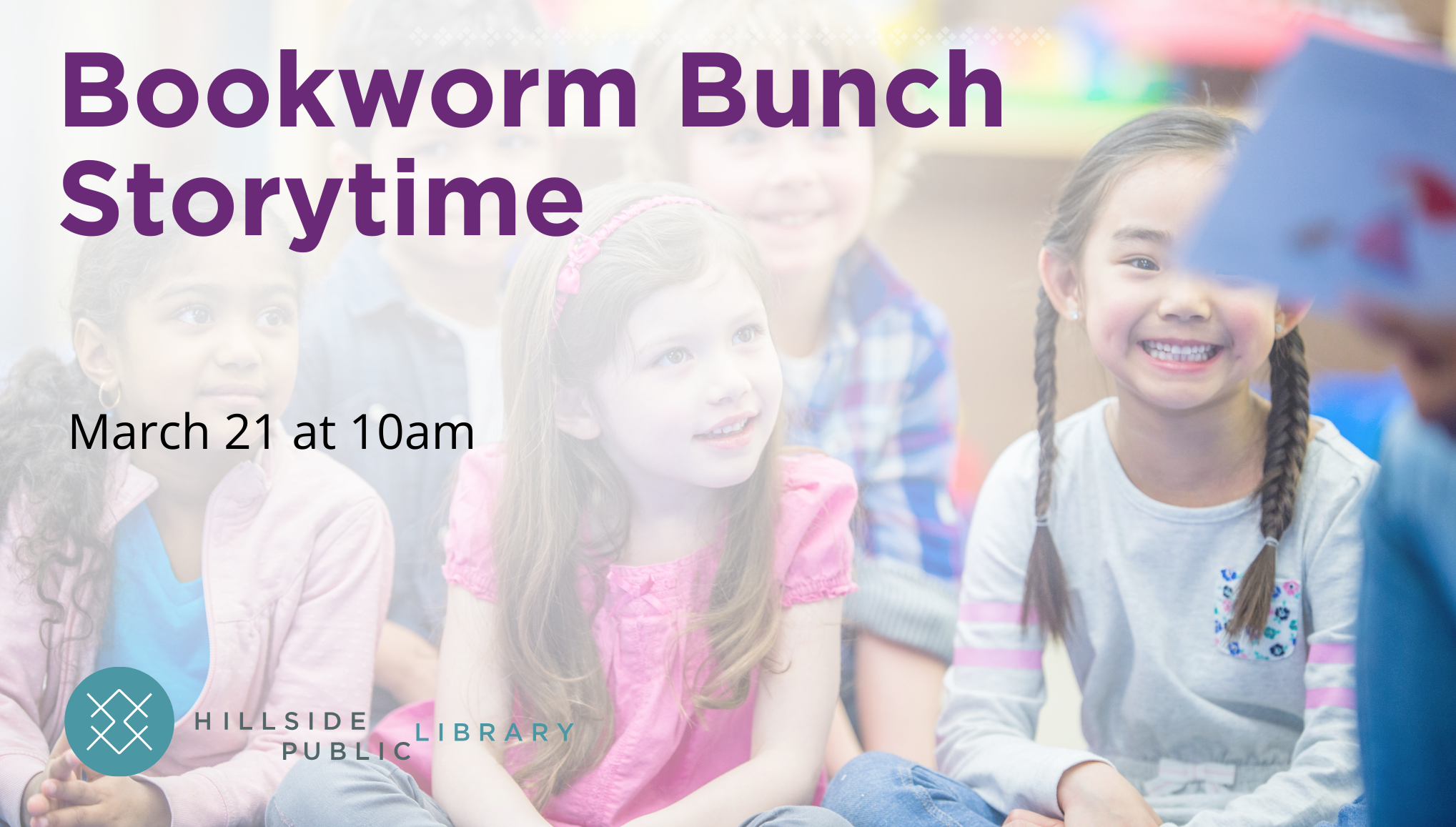 Storytime. March 21, 10:00am