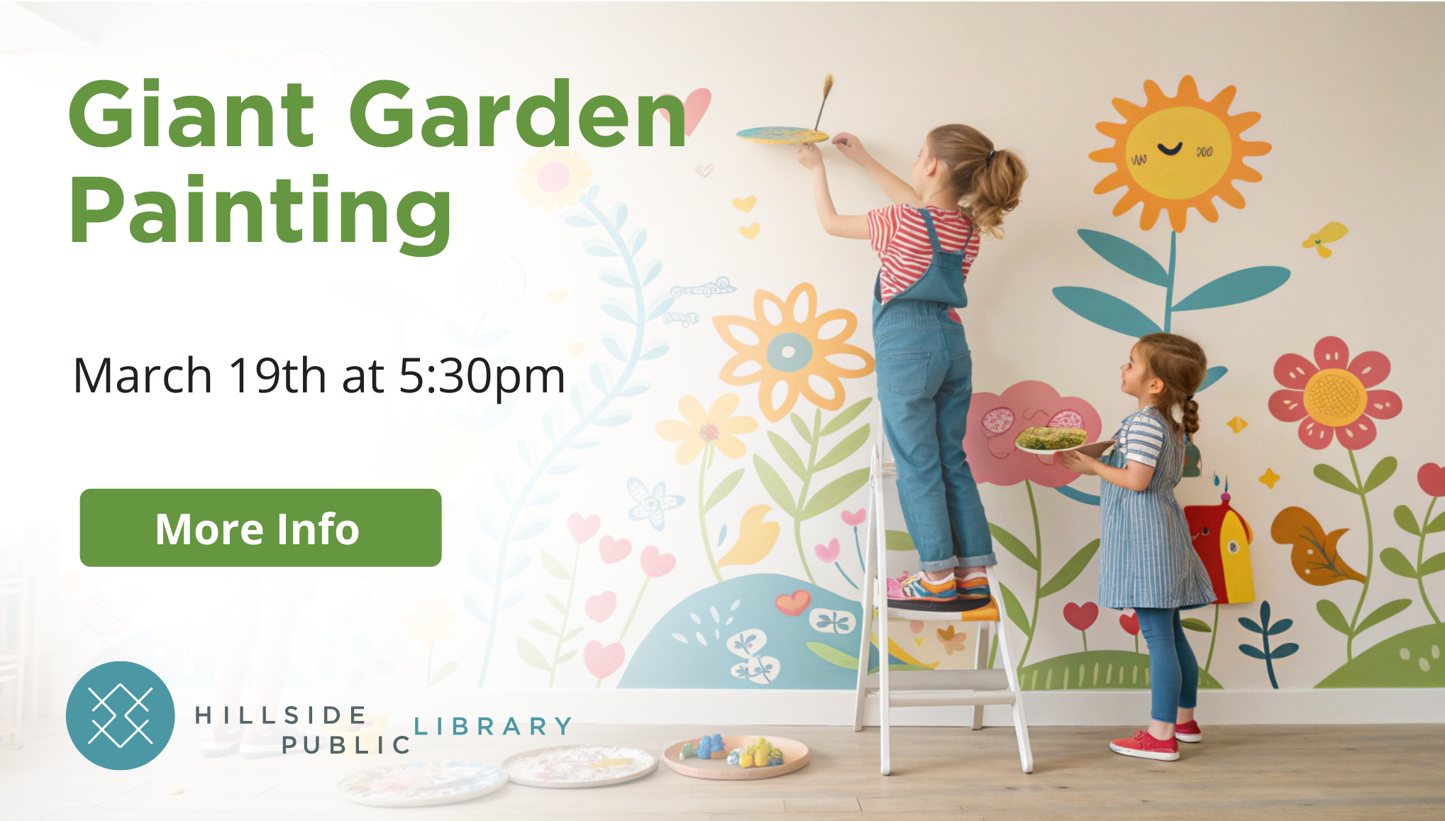 Giant Garden Painting. March 19, 5:30pm