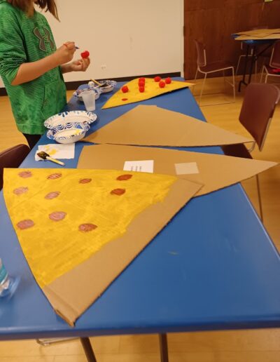 Giant Pizza Painting work