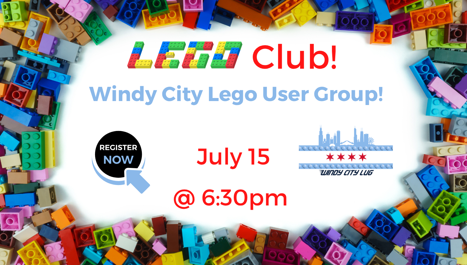 Learn more about Legos and constructing your own creations with our visitors, the Windy City Lego User Group! July 15, 2025 @ 6:30pm