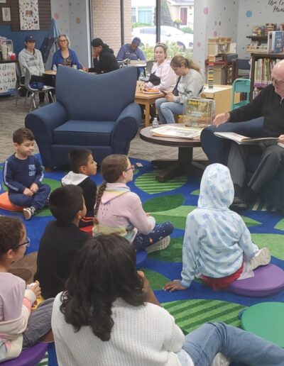 Hillside Mayor doing a Storytime at Hillside Public Libray