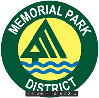 Memorial Park District Log Memorial Park District Logo - green circle logo