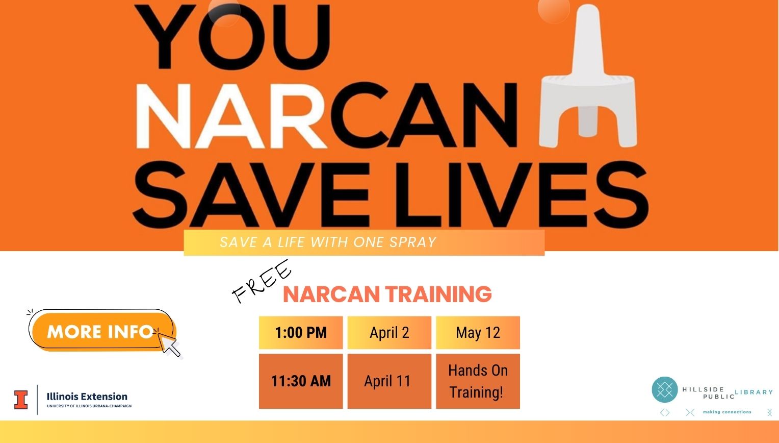 Register to Narcan Training April 2nd at 1:00pm