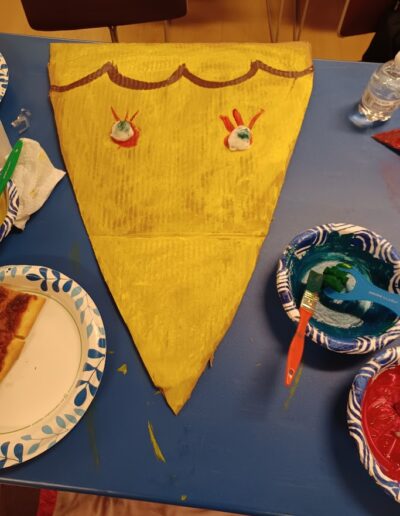Giant Pizza Painting work