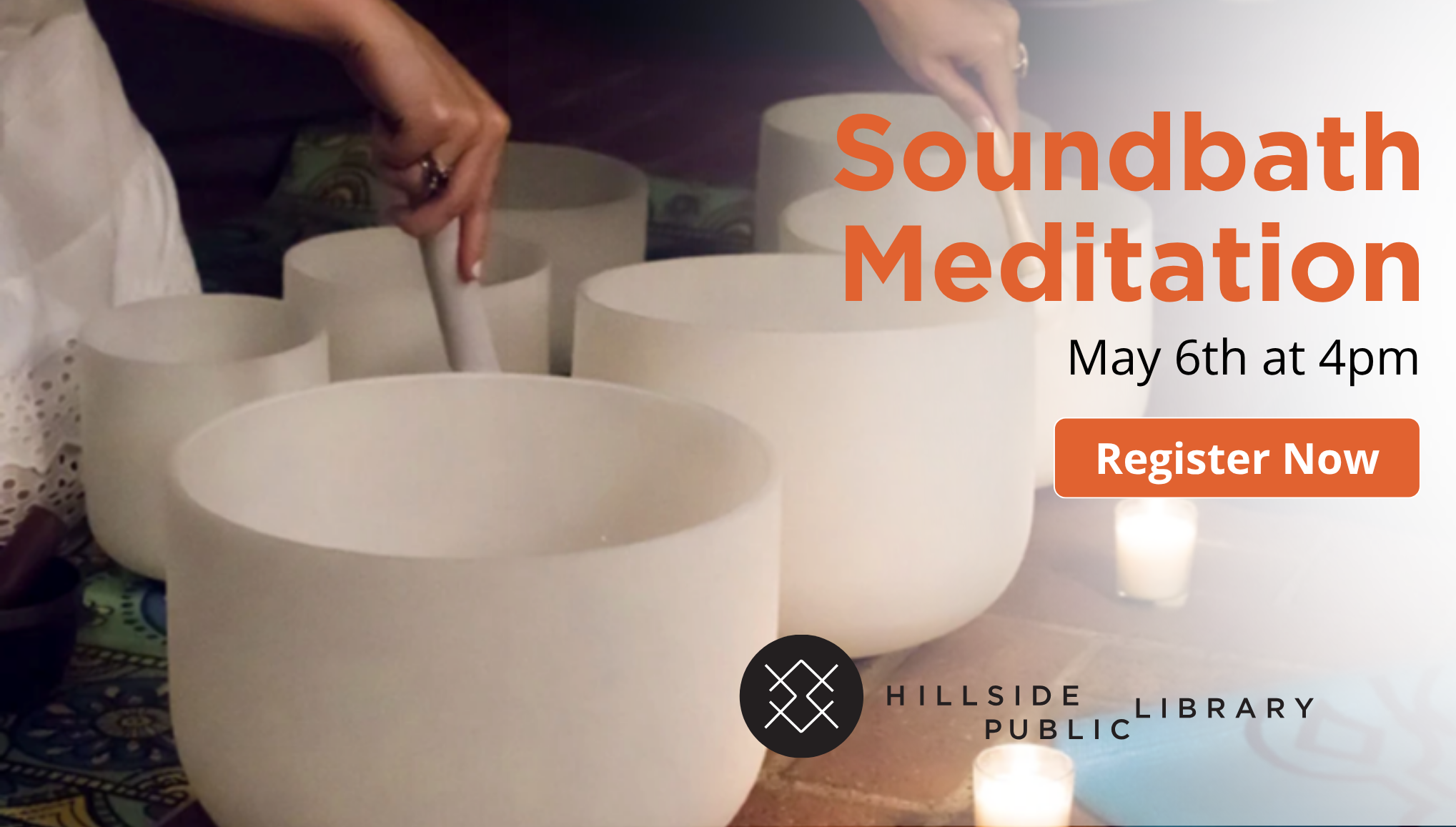 Soundbath Meditation. May 6, 4:00pm
