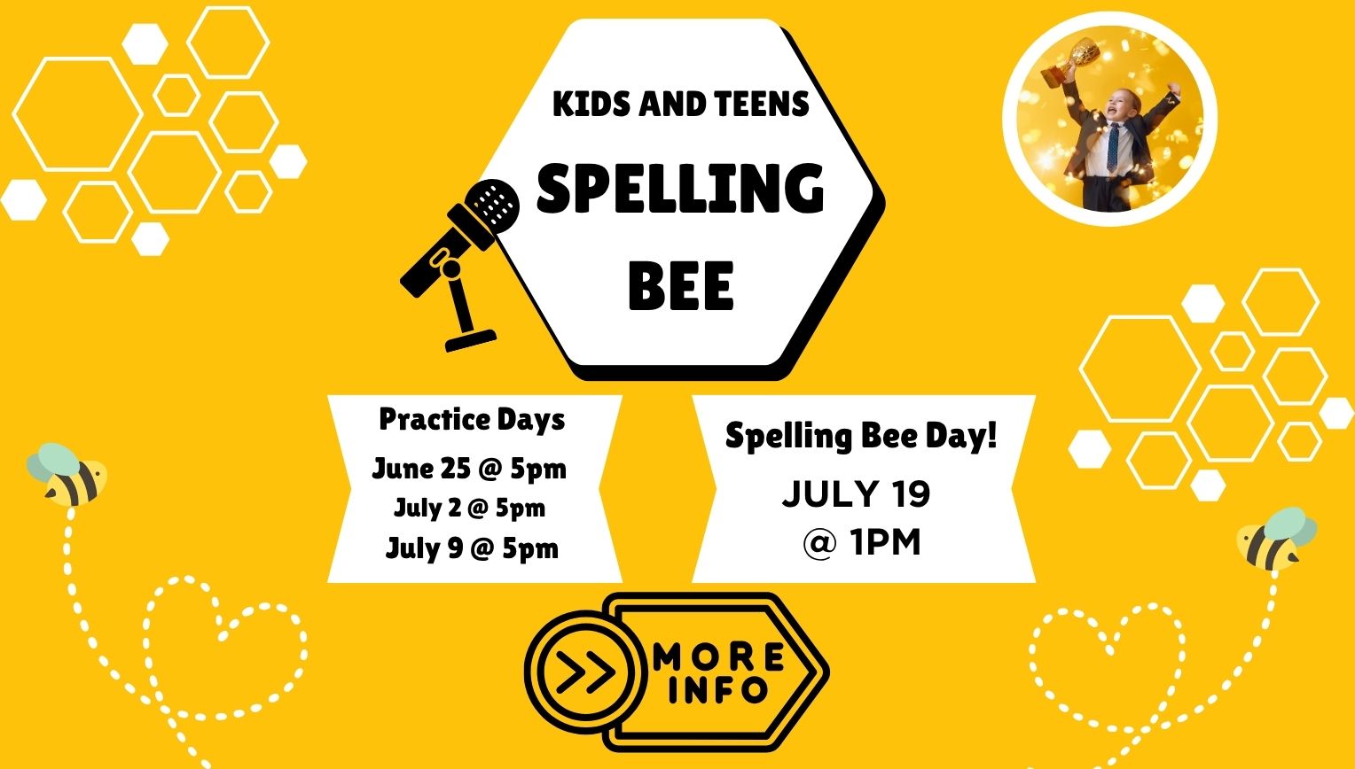 Info about Spelling Bee program summer 2025