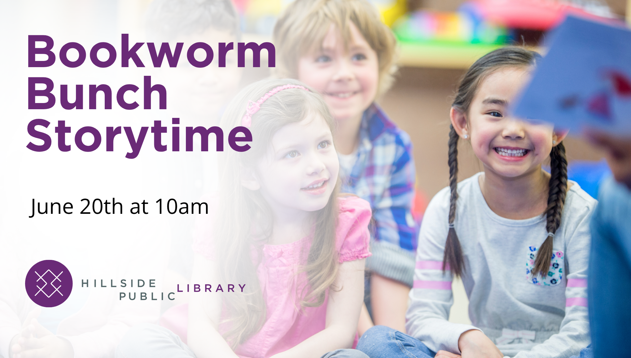 Storytime Storytime, June 20th at 10am