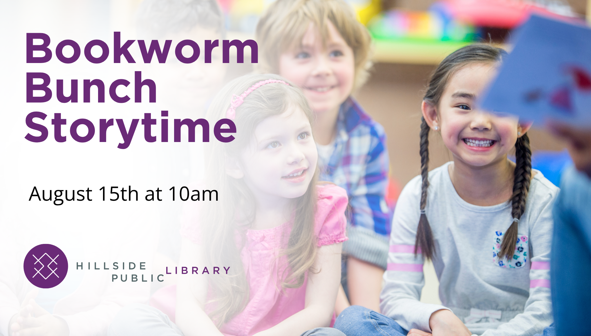 Storytime August 26 Storytime August 15th 10am