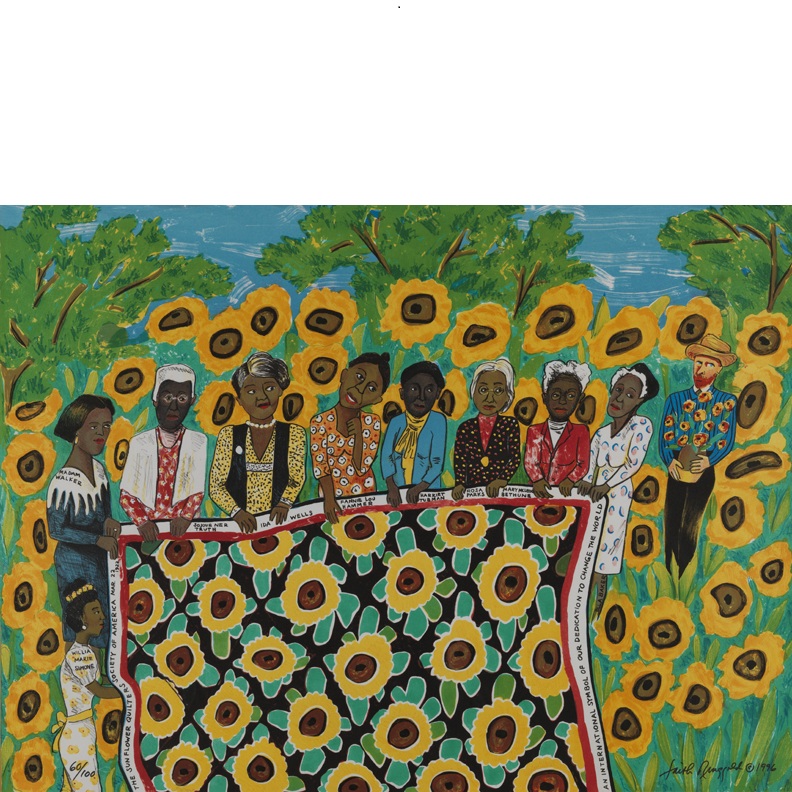 Faith Ringgold: the sunflower quilting Puzzle